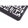 Ramki do tablic rejestracyjnych- CARBON MAT