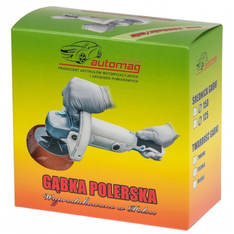 Zestaw Gąbek Polerskicho średnicy 150mm i grubości 50 mm